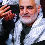 مجموعه بنر ایستاده تصاویر سردار سلیمانی در اندازه 100*260